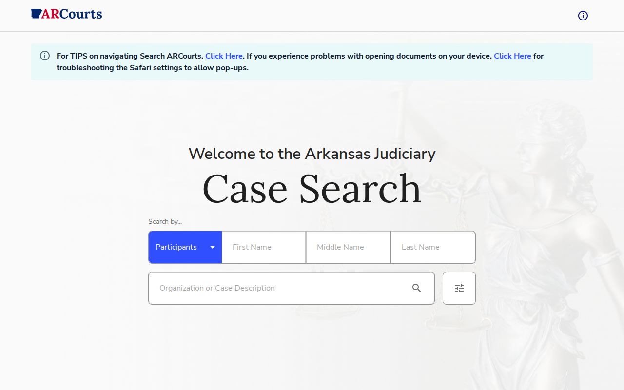 Jonesboro people search Arkansas Search ARCourts participant lookup